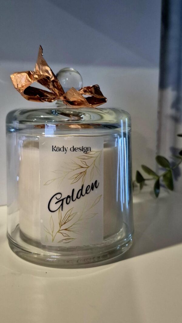 Käsitööküünal "Golden"