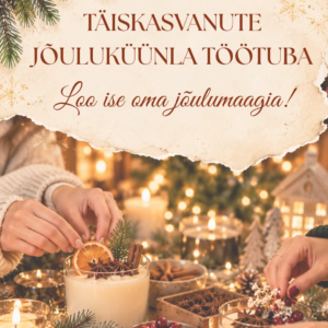 Täiskasvanute jõuluküünla töötuba | 5. detsember 2026