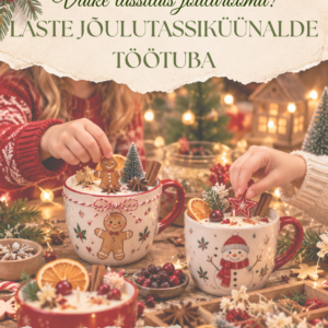 Laste jõulutassiküünalde töötuba | 12.12.2026